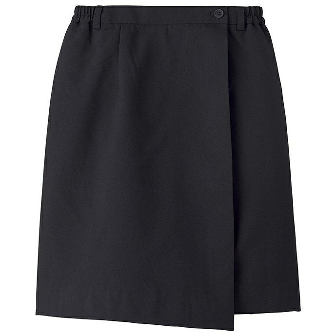 ラップキュロット [ストレッチ] [SRV-BS3846]　ブラック