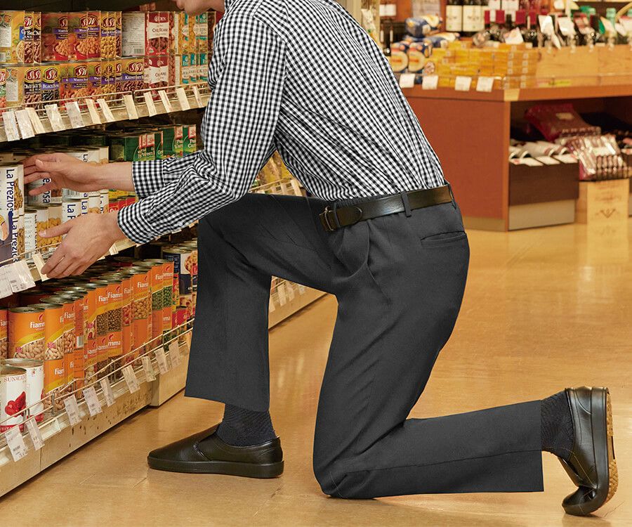 ストレッチパンツ着用写真：男性