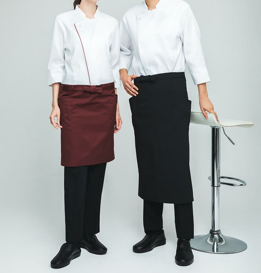 ソムリエエプロン着用写真：ボルドー