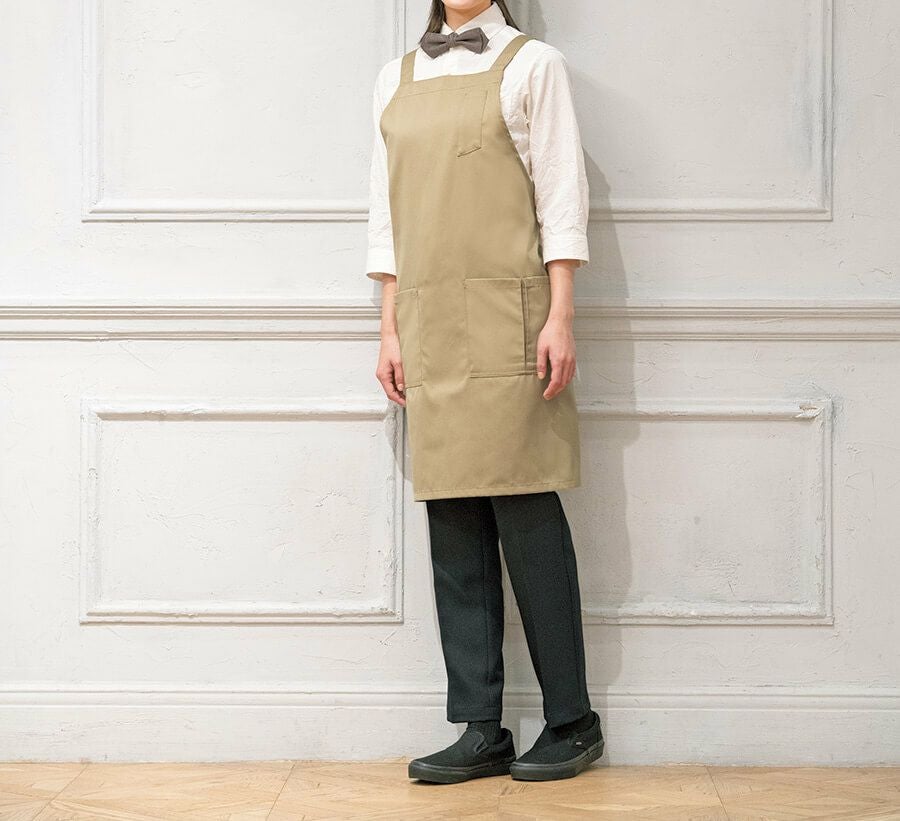 胸当てエプロン着用写真