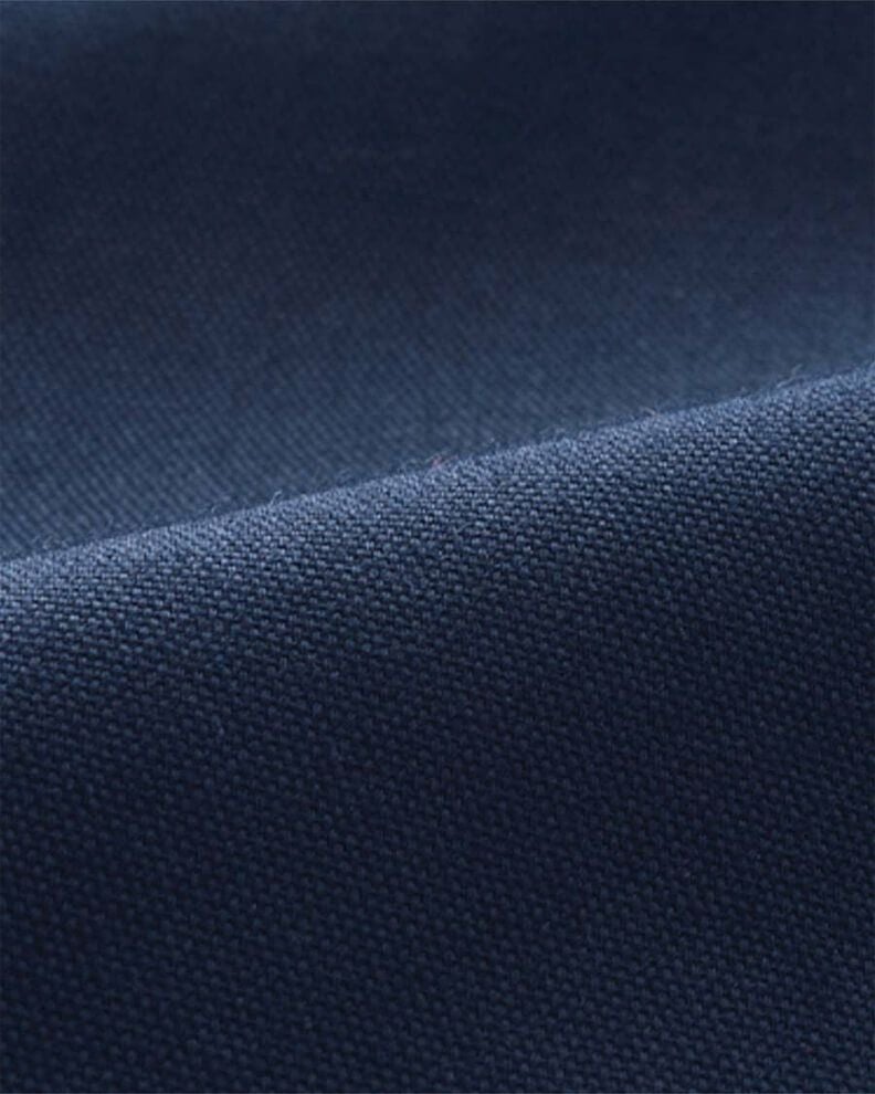 エプロン生地アップ写真：紺色