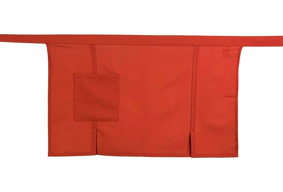 前掛け：平置き写真