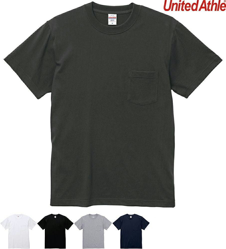 [United Athle] 5.6オンス ハイクオリティー Tシャツ(ポケット付) [CAB5006-01]