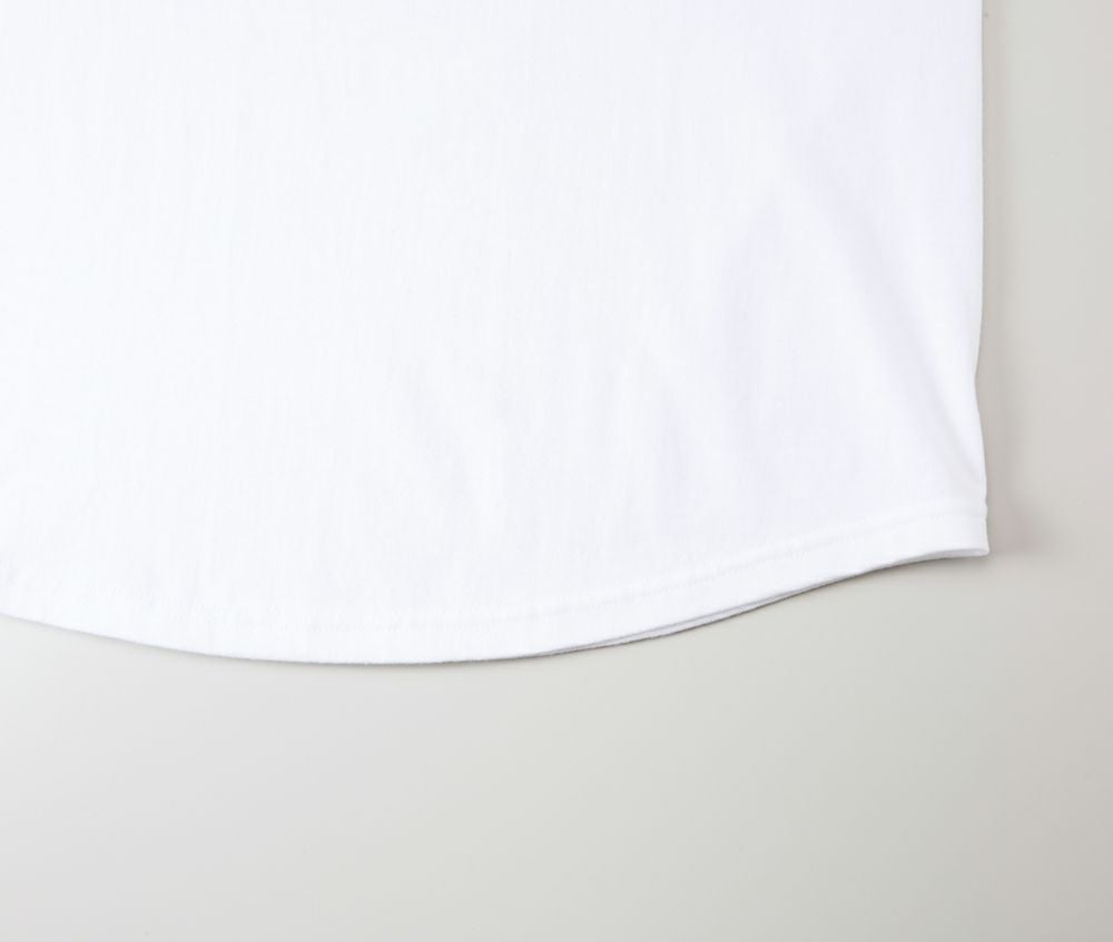 裾口はラウンドテール、偏平縫い始末