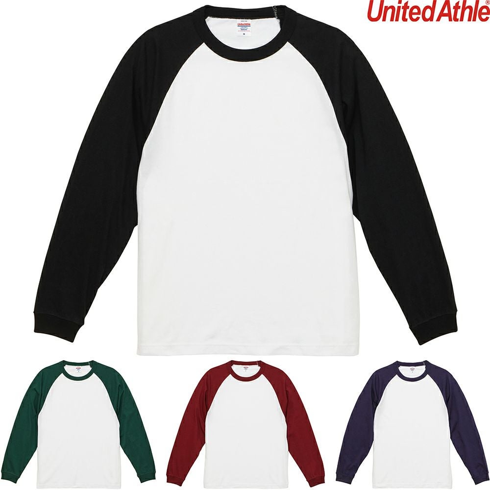 United Athle] 5.6オンス ラグラン ロングスリーブ Tシャツ(1.6