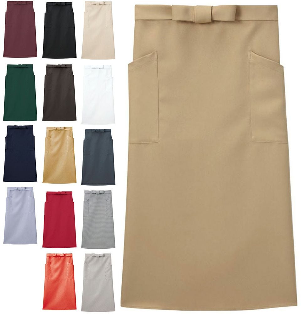  腰下エプロン(ロング) [防脱色] [SRV-AN4100]