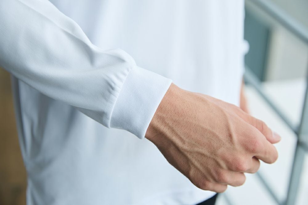 締め付け感が少ない柔らかリブ