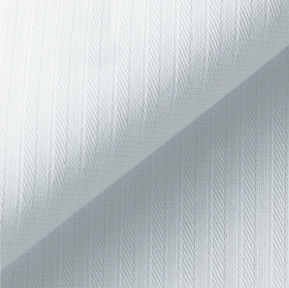 ストライプドビー［ポリエステル90%・綿10%］<br>織り柄でストライプを表現した、シルク調の風合いの高級感のある生地。