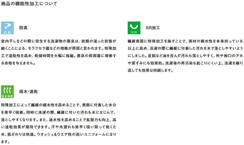 汚れに強い防汚加工