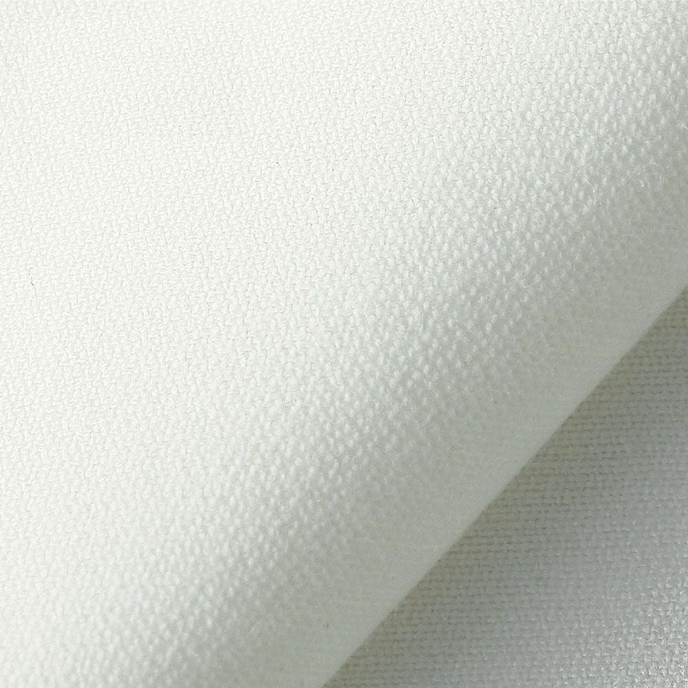 タッサー［ポリエステル60％・毛40％］<br>比較的厚手の梳毛生地で、横方向のはっきりとした畝が特徴。丈夫で耐久性に富む素材。