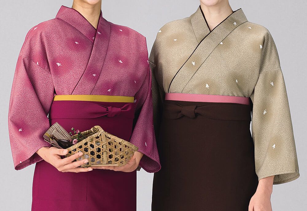 【日本製】作務衣・上着 [千鳥柄] [女性用] [KY-SJ4029-SJ4030]