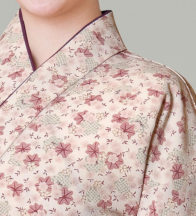 ピンクの柄アップ写真