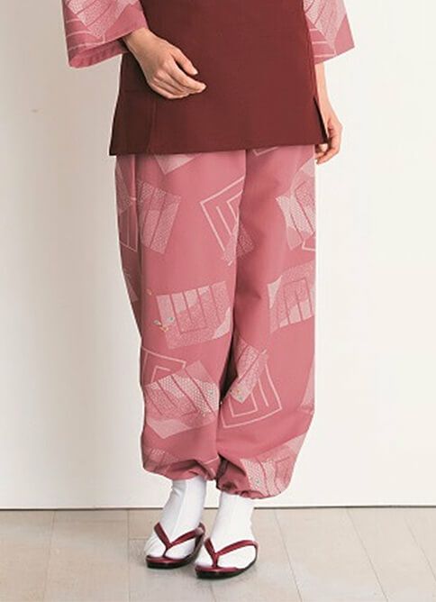 【日本製】茶衣着パンツ [源氏香小紋] [女性用] [SUN-K3644]