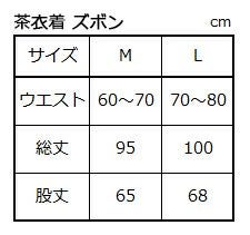 サイズ表
