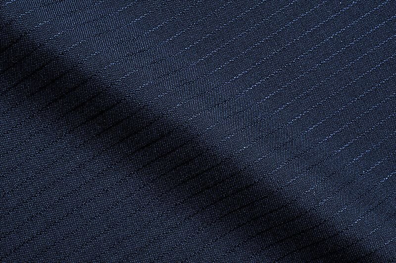 シャドーストライプ（制電）：紺