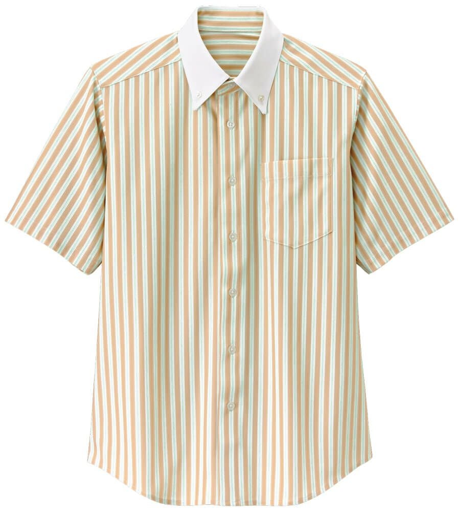 ベージュ×グリーン