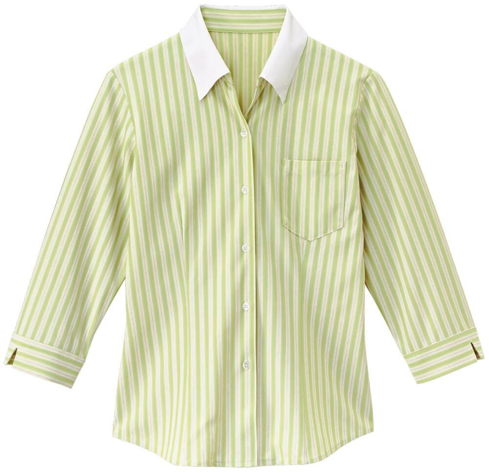 グリーン×ベージュ