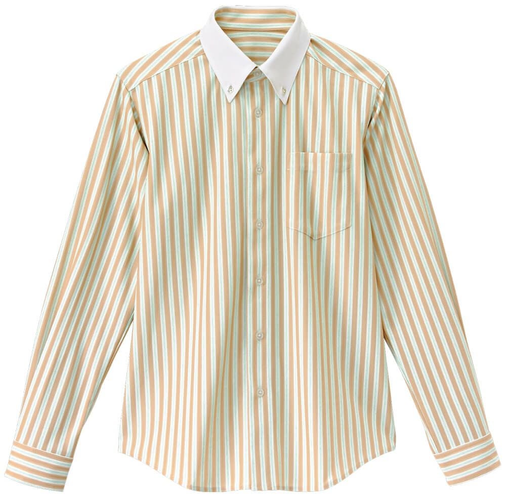 ベージュ×グリーン