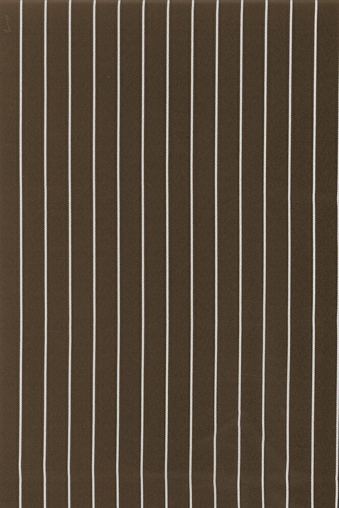 ストライプツイル：茶