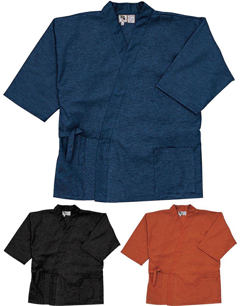 男女兼用・作務衣上衣 [BNUN-09540]