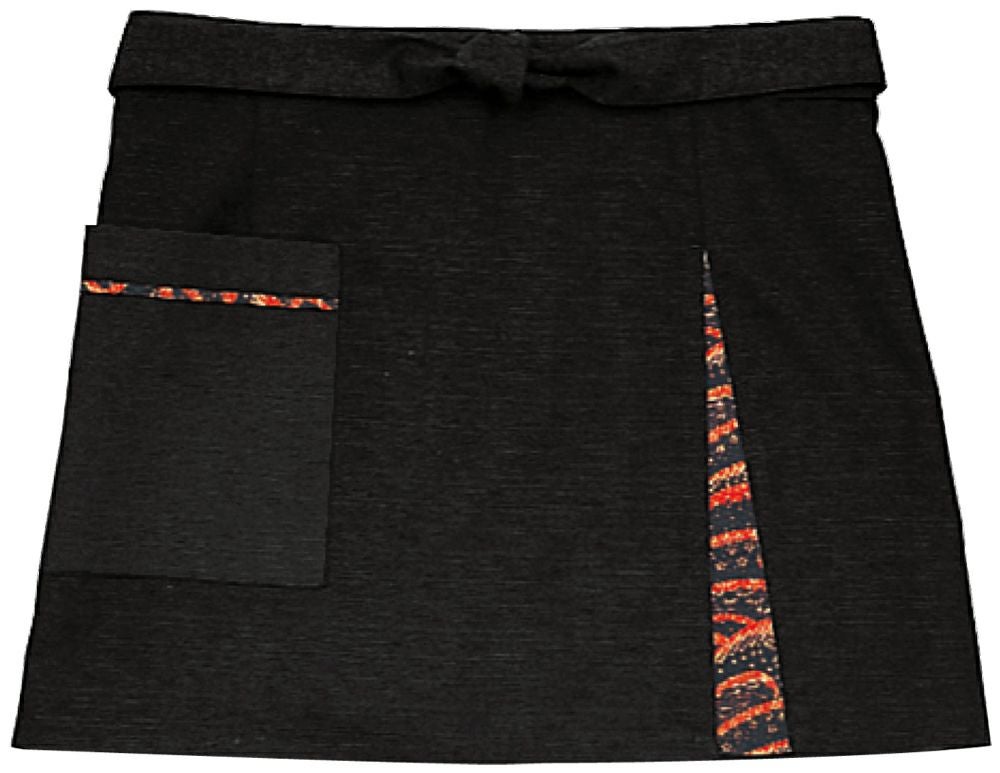 男女兼用・前掛け（短） [BNUN-47320-99]<br>黒