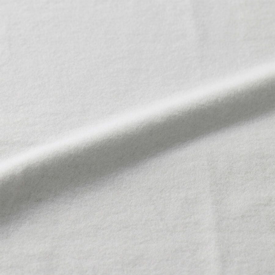 裏面：裏起毛の生地アップ写真