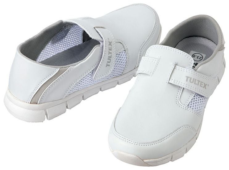 静電超軽量メディカルシューズ（踵踏み）（男女兼用） [AZ-861404]<br>ホワイト