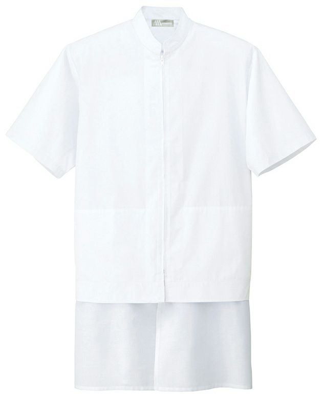 経済性対策・半袖ブルゾン（男女兼用） [AZ-HH4315]<br>ホワイト