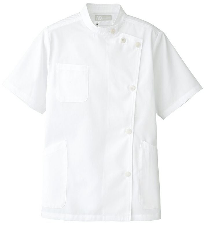 Lumiere・レディース半袖KCコート [AZ-861302]<br>ホワイト