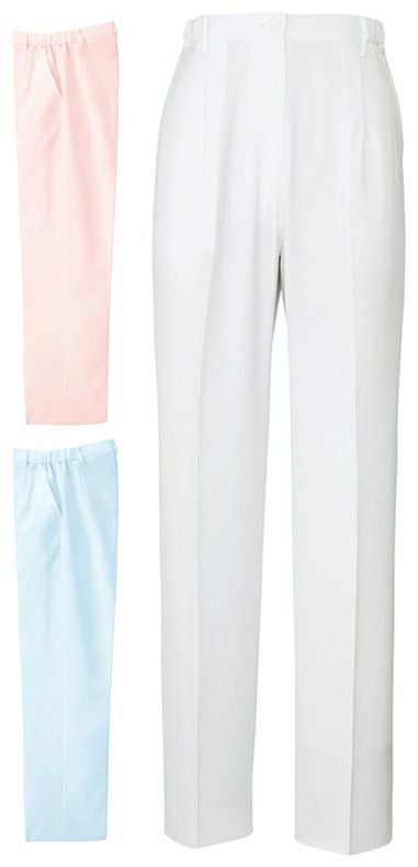 Lumiere・レディース脇シャーリングパンツ [AZ-861351]