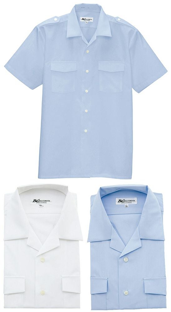 開衿シャツ（T1000） [AZ-43045]