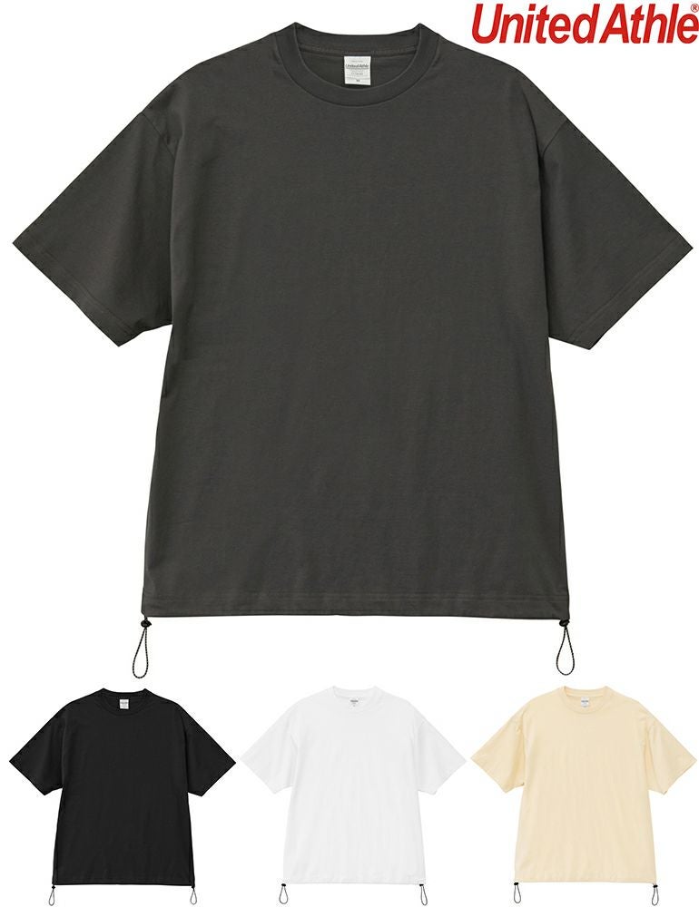 [United Athle] 6.5オンス ファインジャージー リラックスフィット Tシャツ（裾ドローコード） [CAB-1110-01]