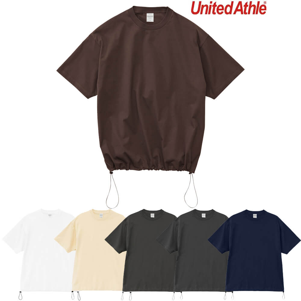 [United Athle] 6.5オンス ファインジャージー リラックスフィット Tシャツ（裾ドローコード） [CAB-1110-01]