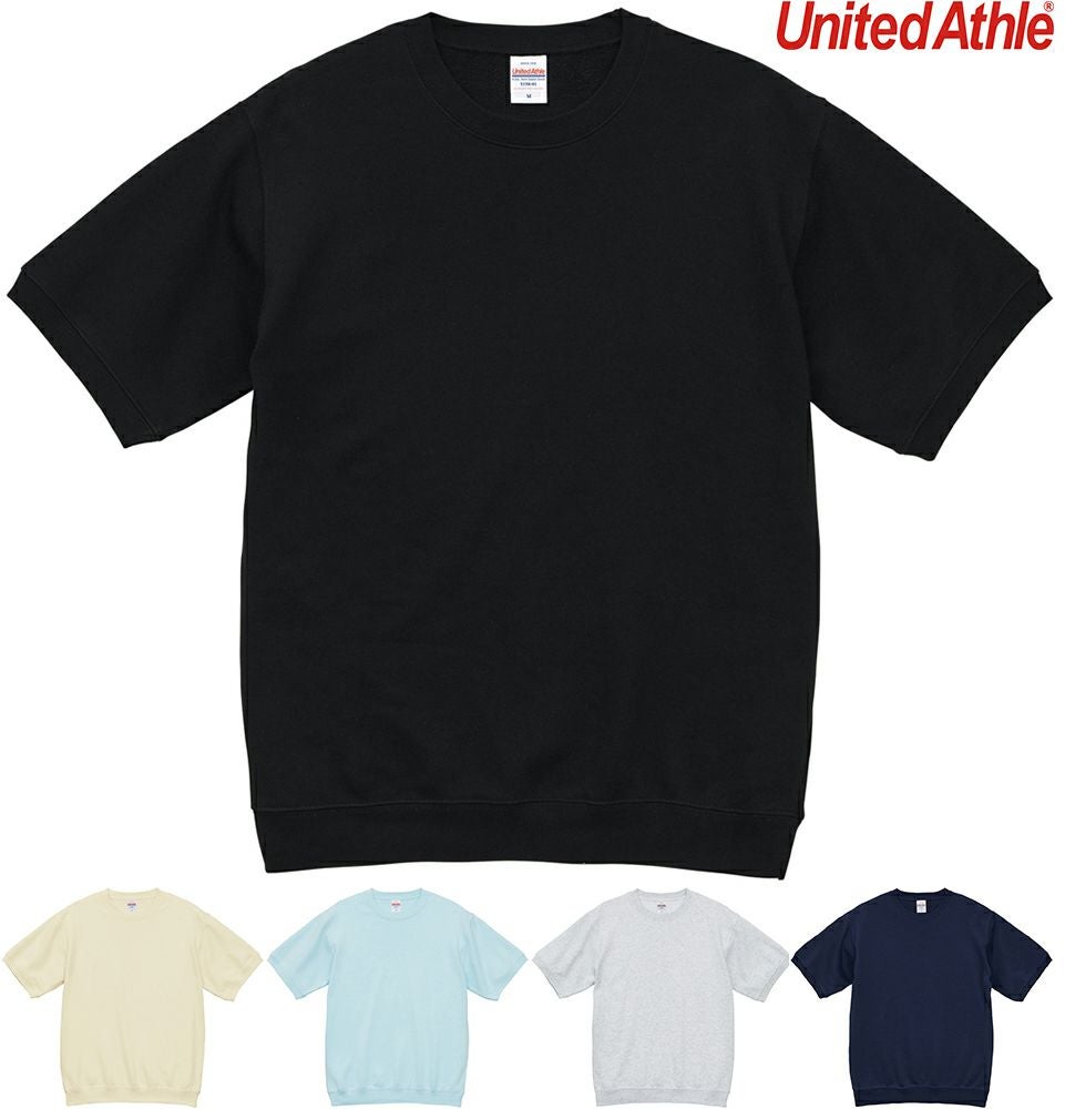 [United Athle] 8.2オンス ショートスリーブ スウェット（裏パイル） [CAB-5198-01]
