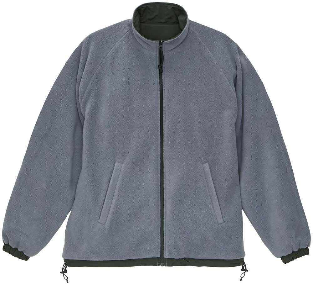 ダークオリーブ／グレー（フリース面）