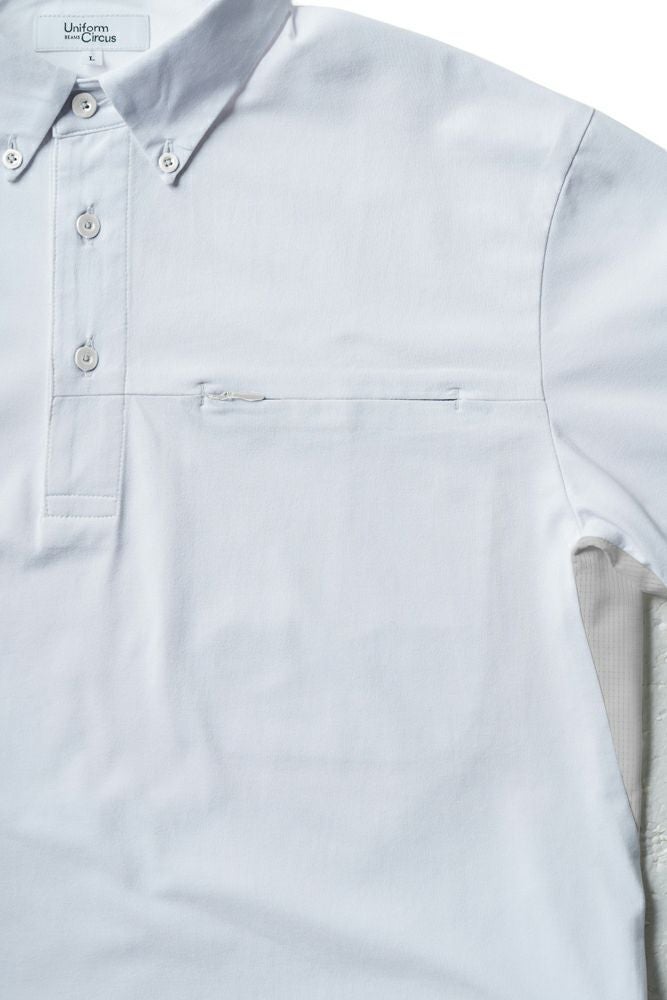 胸ファスナーポケット<br>大切な物の落下を防ぐファスナー付ポケット