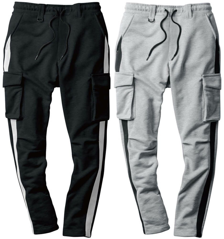 [2485シリーズ]カーゴパンツ（ノータック）（ストレッチ）（消臭テープ付） [SOWA-2485-08]