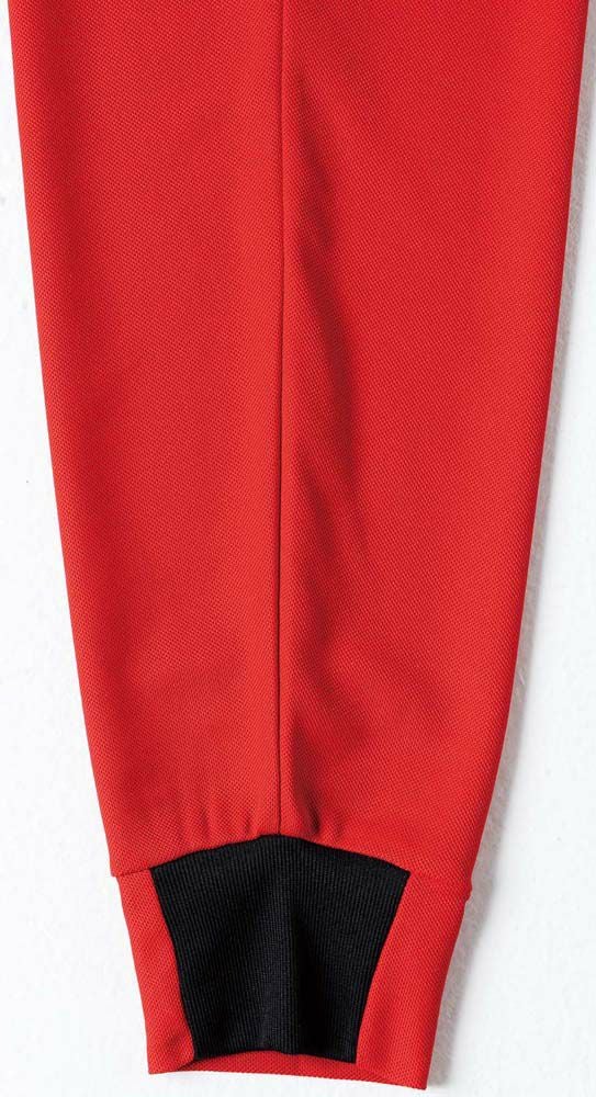 袖口部分リブ仕様