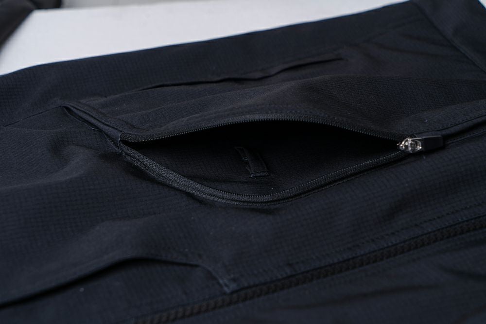両脇ファスナーポケット