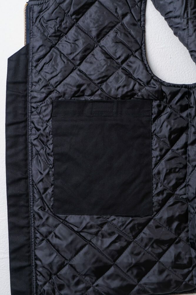 面ファスナー付き内ポケット（野帳が入る