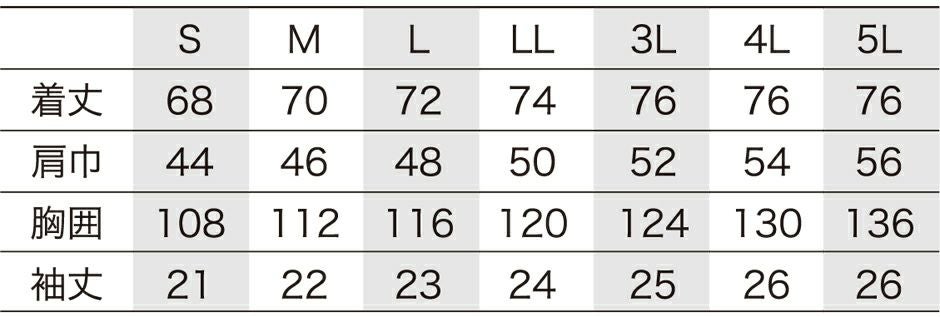 サイズ表