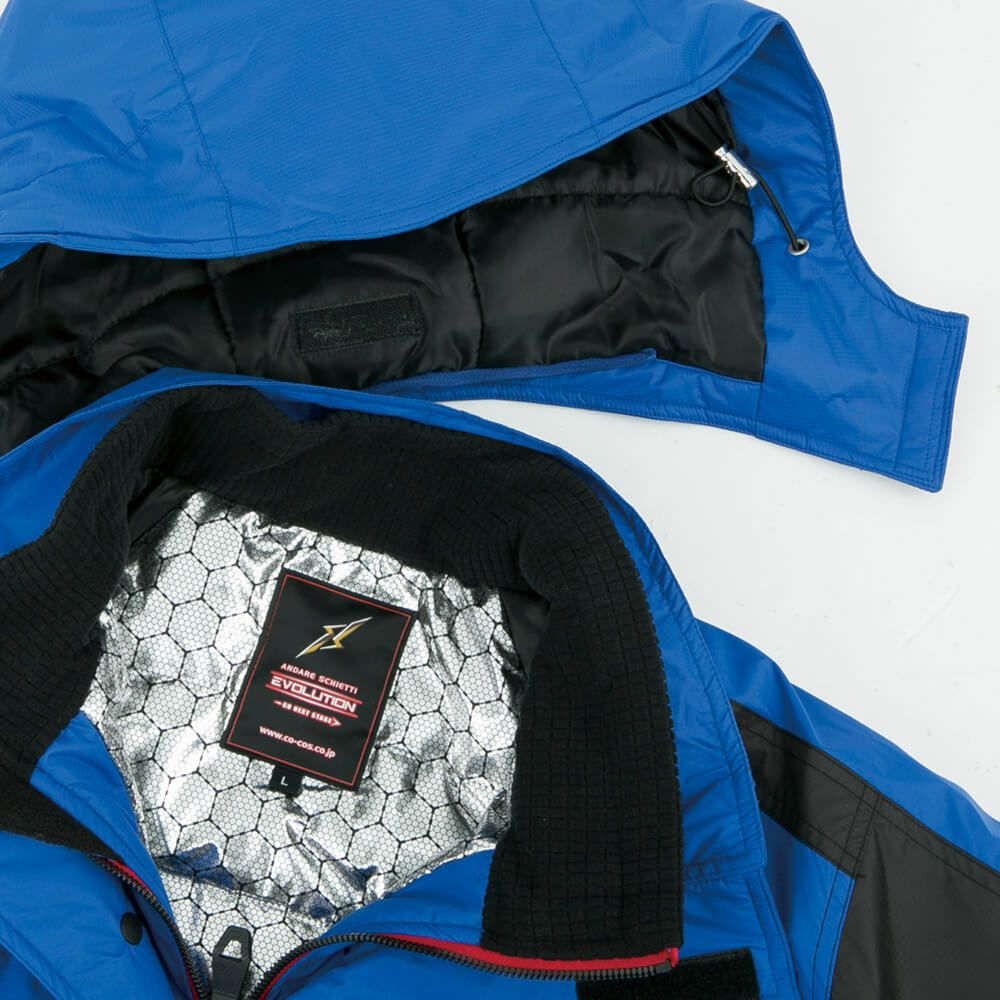 大型フードファスナー脱着