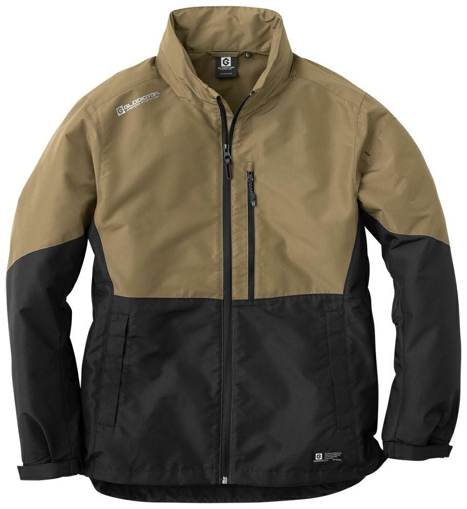 カーキ×ブラック