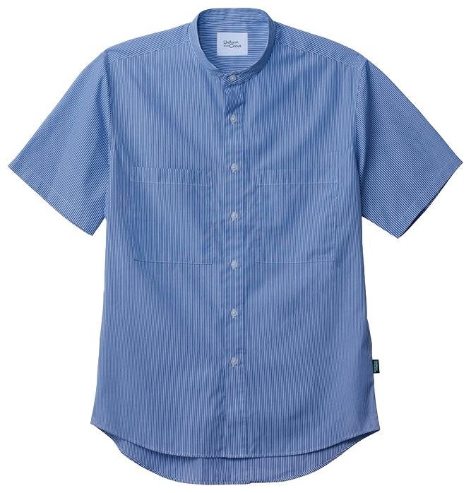 ネイビーストライプ（ポリジン加工）