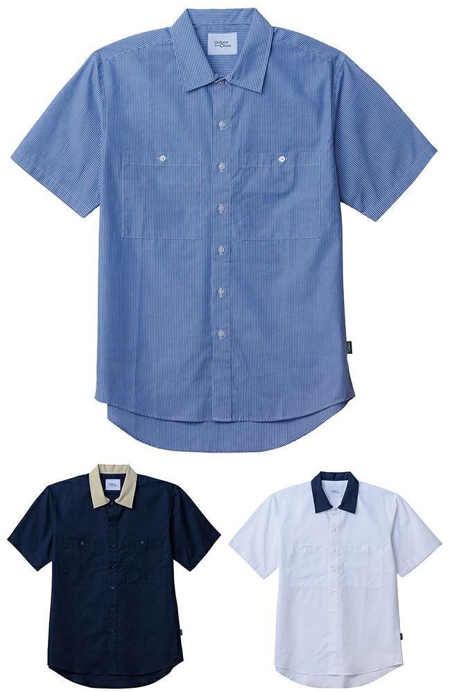 ユニセックスワイドカラーシャツ[BON-BKB4504]