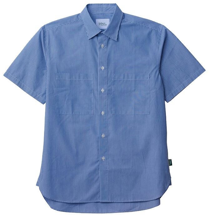 ネイビーストライプ（ポリジン加工）