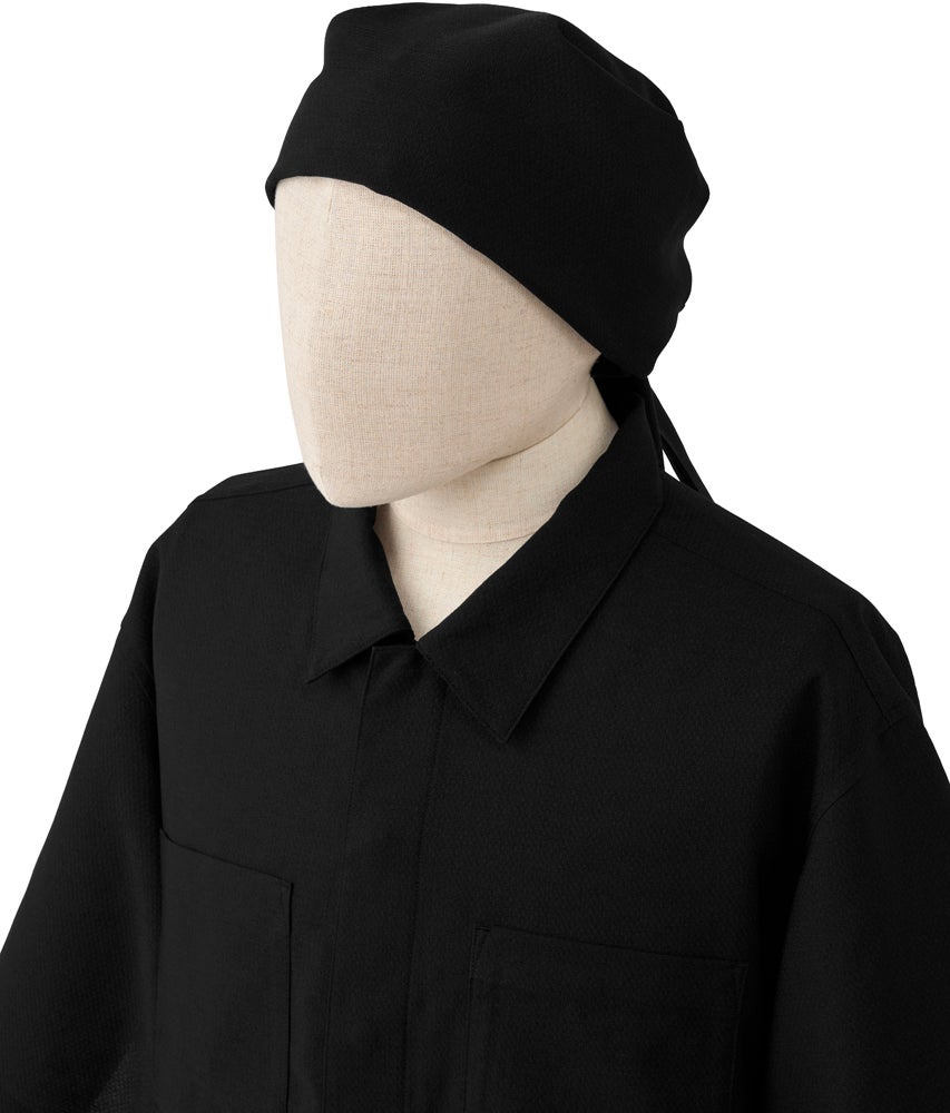 タック入りバンダナ [ARB-DN-9213]<br>ブラック