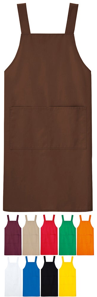 男女兼用 エプロン（胸当て） [SRV-WC3604]