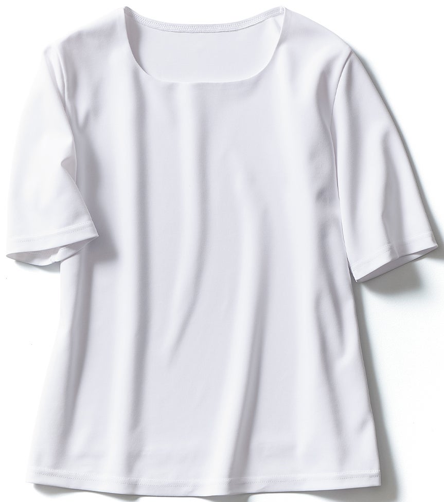 レディス カットソー [SRV-GCSL-2362]<br>白