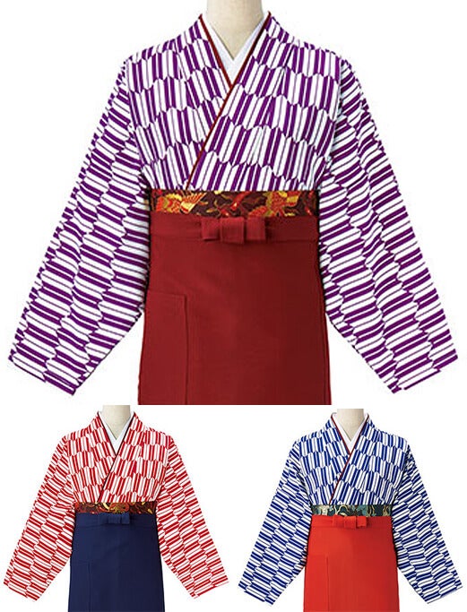 茶衣着(矢絣プリント) [SRV-SODL-1851]